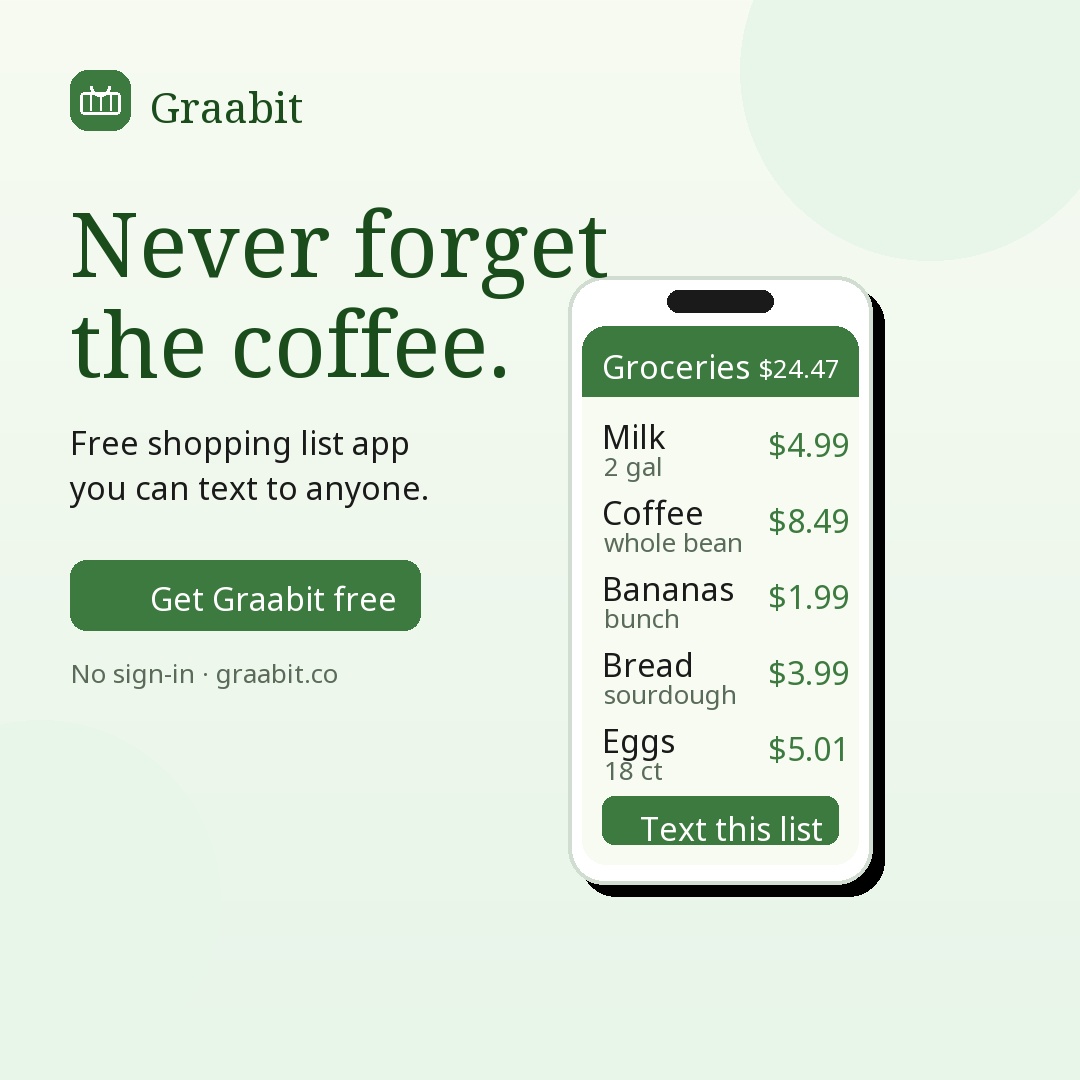 Square Graabit ad preview for Facebook and Instagram feeds